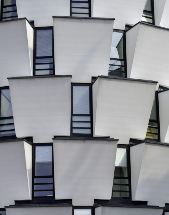 Modern Ananas Towers at Cinisello Balsamo, near Milan and Monza, Lombardy, Italy
